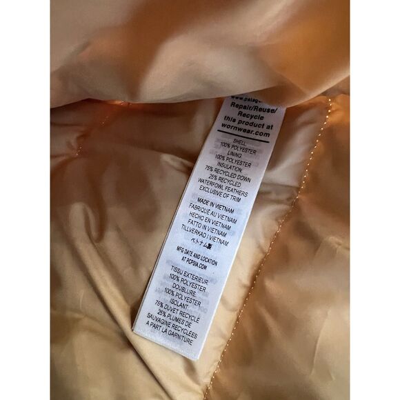 Patagonia Women’s Silent Down Jacket Beeswax Tan (Pale Yellow) NWT Size Large - Picture 3 of 10